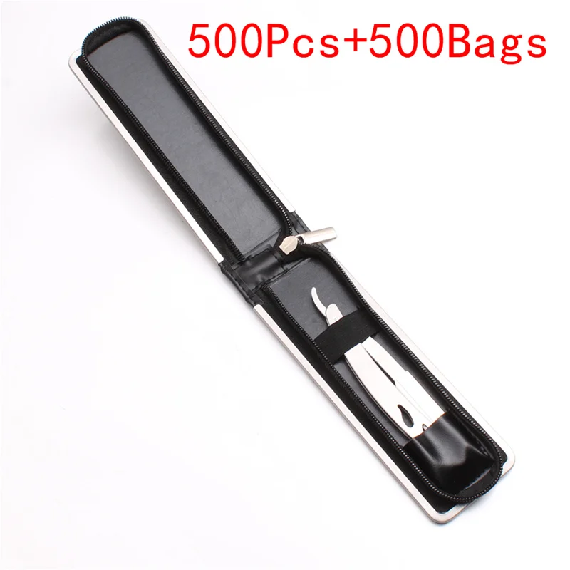 C6102 Yin 500Y2 500 шт. 14x2 см гравировка Мужская прямая Опасная бритва stainlessll бритва складной нож для бритья Инструменты для удаления волос лезвие C6102 - Цвет: C6102 Yin 500Y2