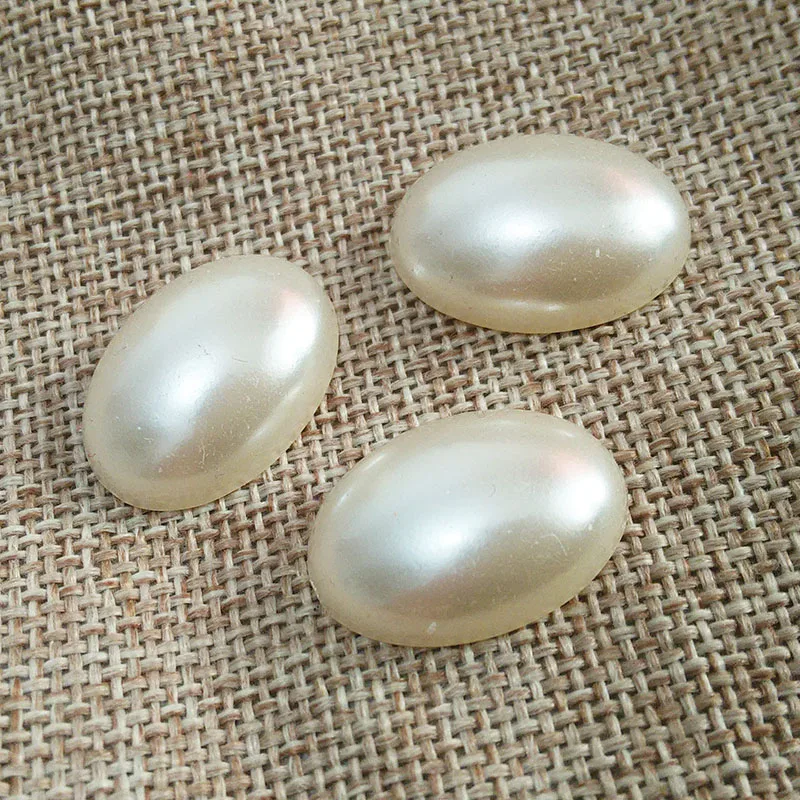 Кабошон искусственный овальный жемчуг|bag juice|bag cdshoes bags matching |