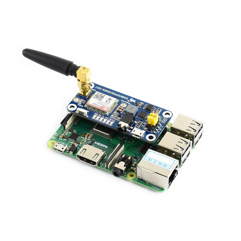 GSM/GPRS/GNSS/Bluetooth 3 0 шляпа для 2B/3B/3B +/Zero W поддержка SMS телефон электронная почта