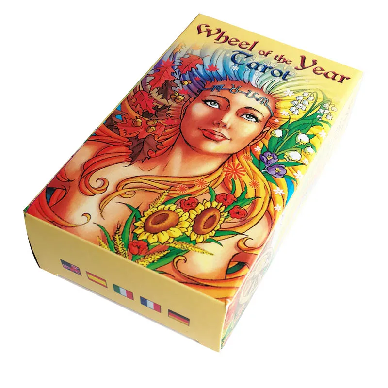Английское колесо года Tarot палубная карта Game легендарная судьба гадания для