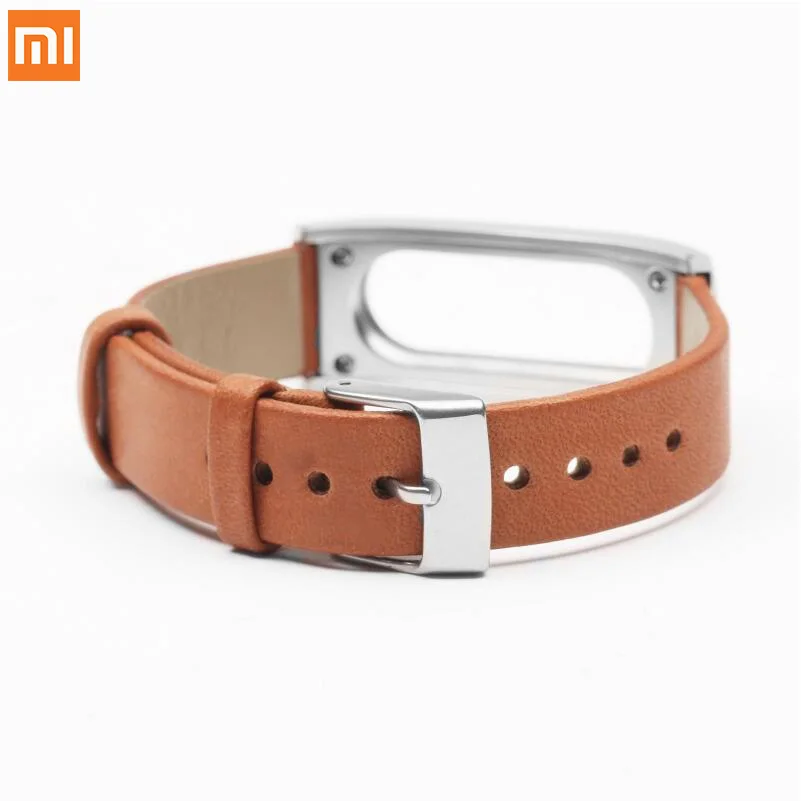 Оригинальный браслет ремешок Xiaomi Mi Band 1 из натуральной кожи сменный Браслет