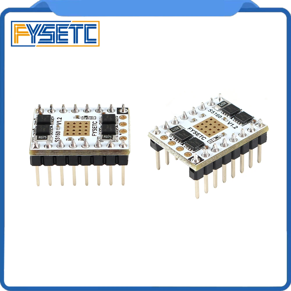 2 шт. 3D принтер части TMC5160 V1.2 SPI Драйвер шагового двигателя S5160 бесшумный драйвер