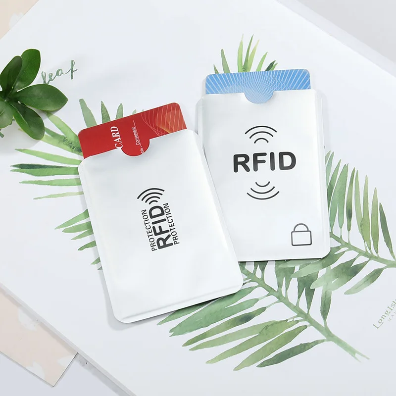 10 шт./компл. Анти Rfid Бумажник Блокировка считыватель банк держатель для карт Id