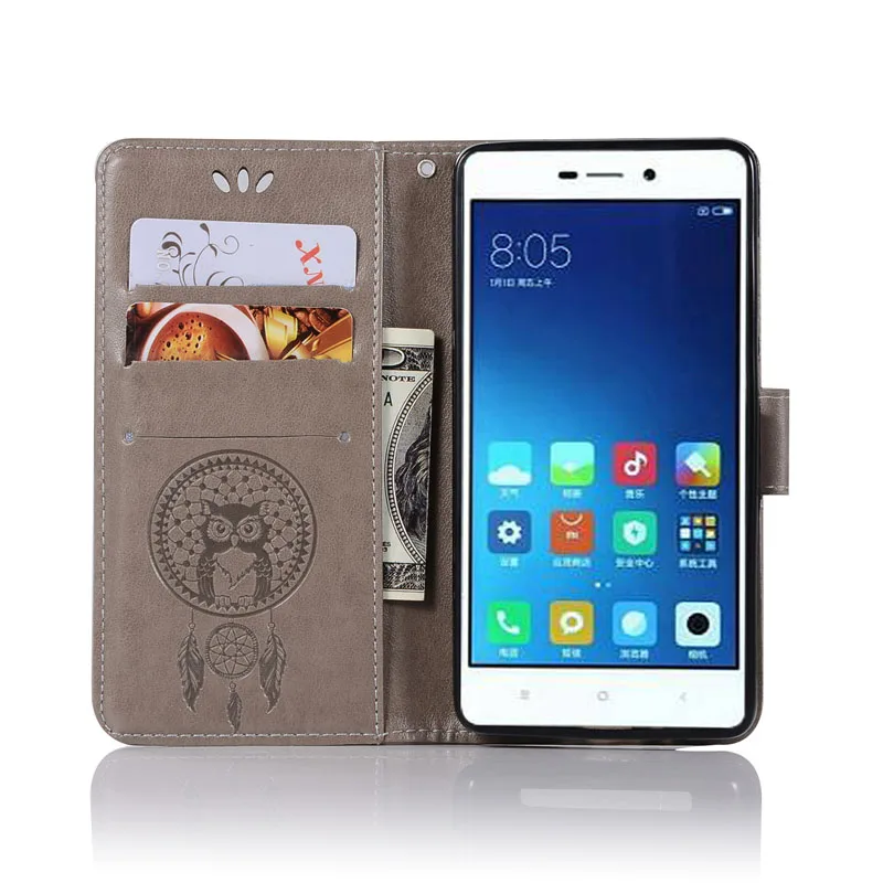 Ретро Чехол Сова Xiaomi Redmi 3 S 3 Pro Чехол кожаный силиконовый кошелек откидная крышка Xiomi Xiaomi Redmi 3Pro 3 S Pro Чехол для телефона Coque