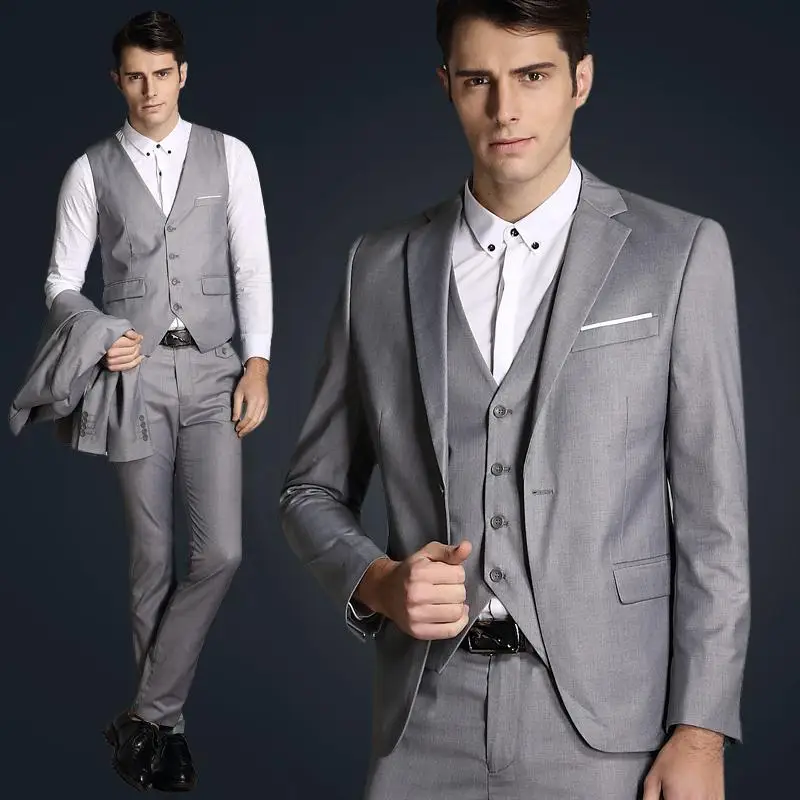 Новое поступление 2020 мужские костюмы terno masculino костюмы-тройки для свадьбы мужской