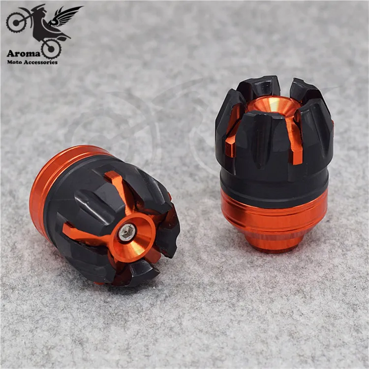 2 orange Красочные Запчасти для скутеров, аксессуары для колеса в мотокроссе anticaida moto rbike Crash Pad moto rcycle frame Slider moto - Цвет: 2 orange