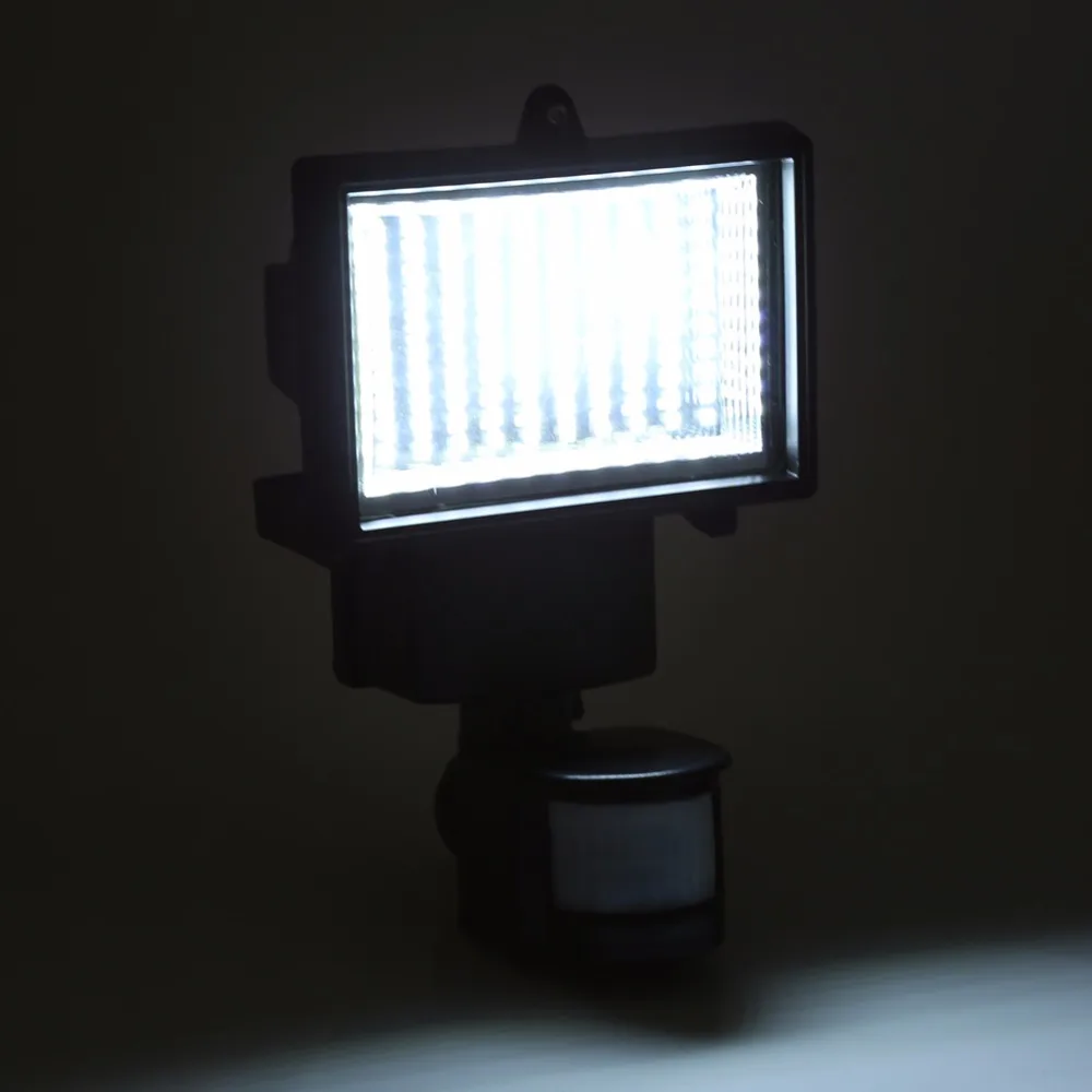 Яркий сад Солнечный свет лампы Открытый датчик настенный светильник 100 LED SMD для