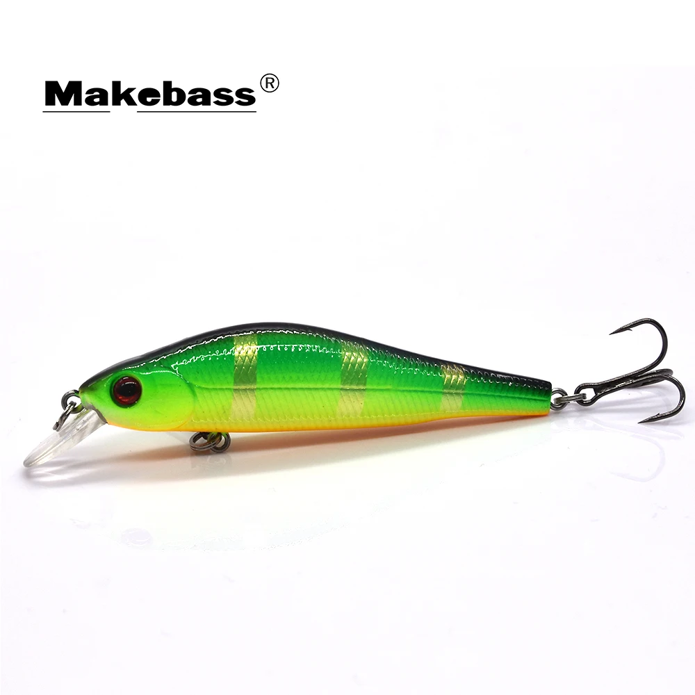 

MAKEBASS Jerkbait Minnow Suspending Hard Baits 3in/0.3oz Artificial Fishing Lures Fishing Tackle Focus on Middle and Upper Layer