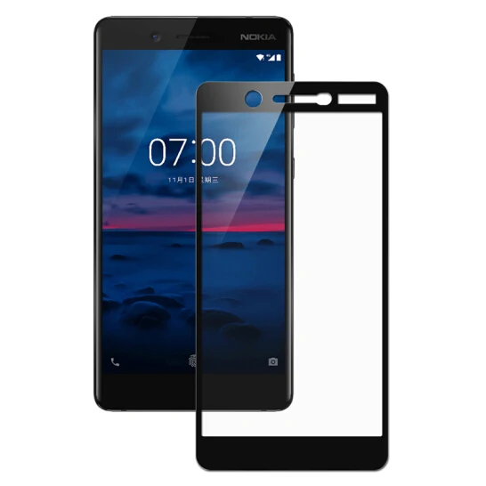 3D полное покрытие закаленное стекло для Nokia 2 3 5 6 7 8 протектор экрана | Мобильные