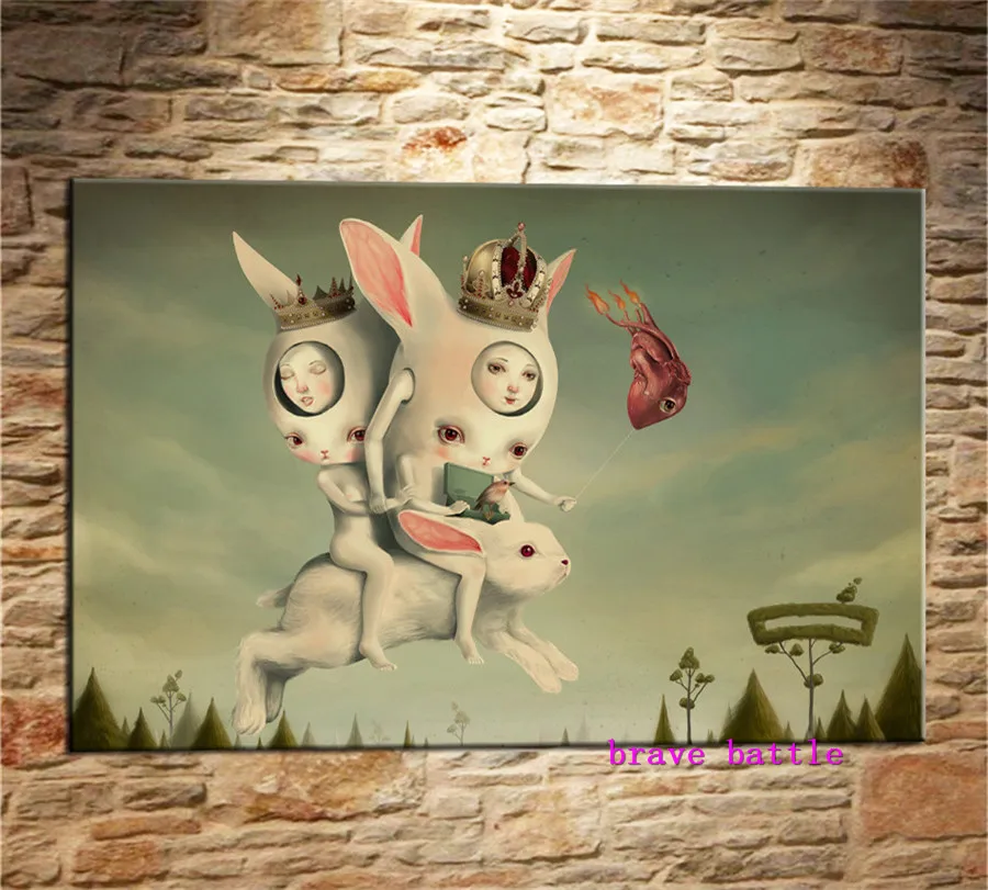 Mark Ryden детский необычный холст для живописи Тёмный мир гостиная спальня домашний