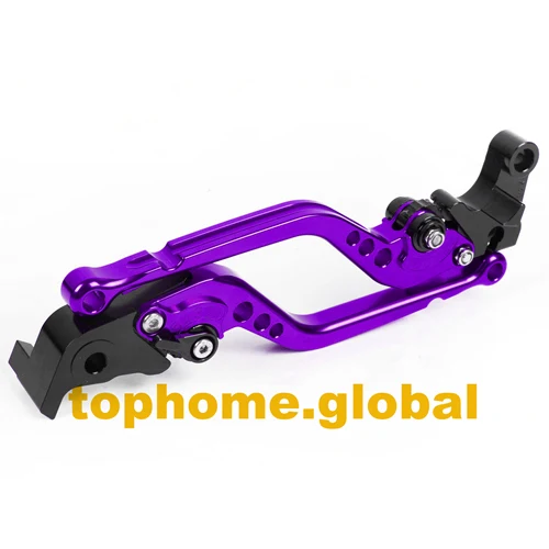 Long Purple Для Suzuki Bandit GSF1200 1996-2000 короткие/Длинные сцепления Тормозные ручки GSF 1200 ЧПУ Регулируемый 1999 1998 1997 - Цвет: Long Purple