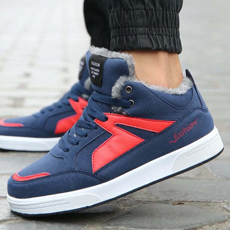 

Мужские теплые кроссовки на шнуровке, спортивная обувь для тренировок, прогулок, бега, удобные легкие кроссовки, для зимы