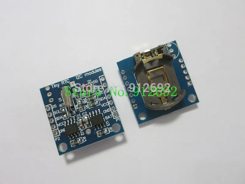 Крошечные RTC I2C модули 24C32 память DS1307 часы модуль (без батареи) для arduino хорошее