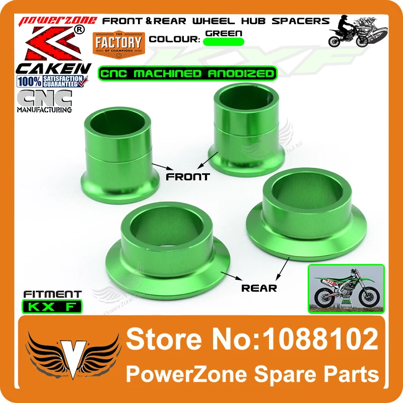 CNC Заготовка алюминиевые передние и распорки ступицы заднего колеса Fit KX125 KX250 KXF250
