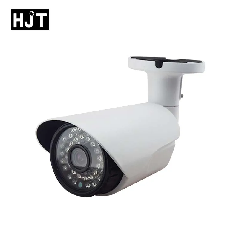 Hjt poe + аудио HD 720 P 1.0MP IP Камера видеонаблюдения Открытый CCTV ИК Ночное видение сети