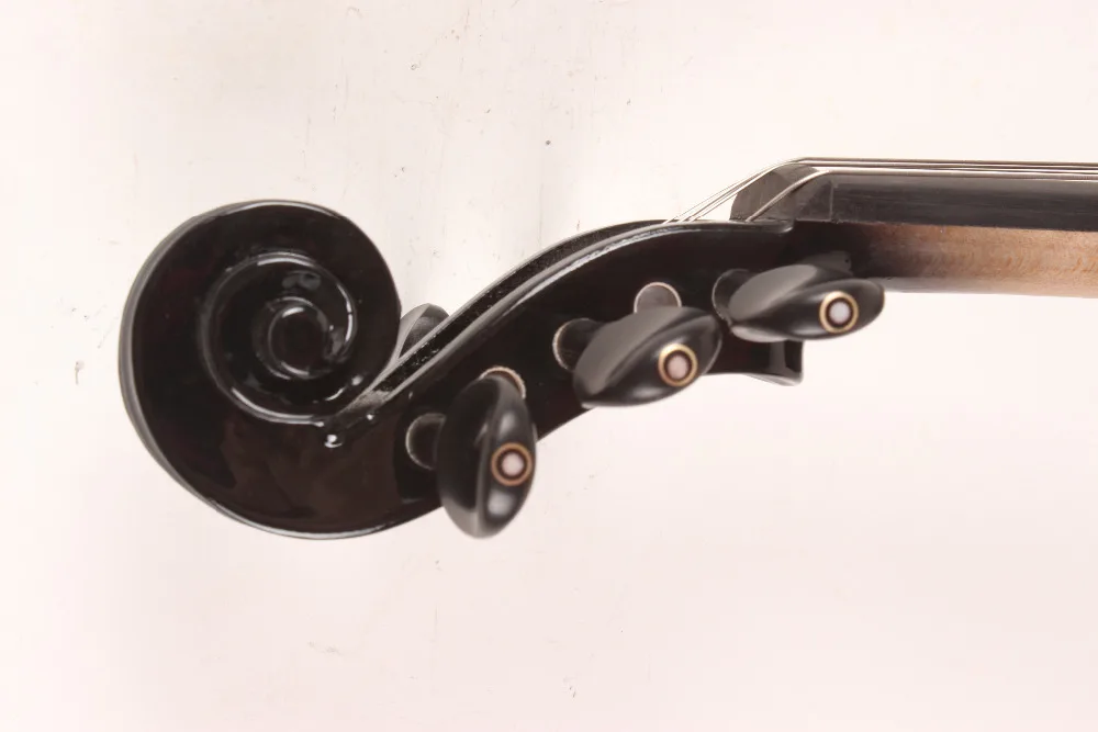 

new 5-String 4/4 Electric Acoustic Violin dark black color #1-2423#