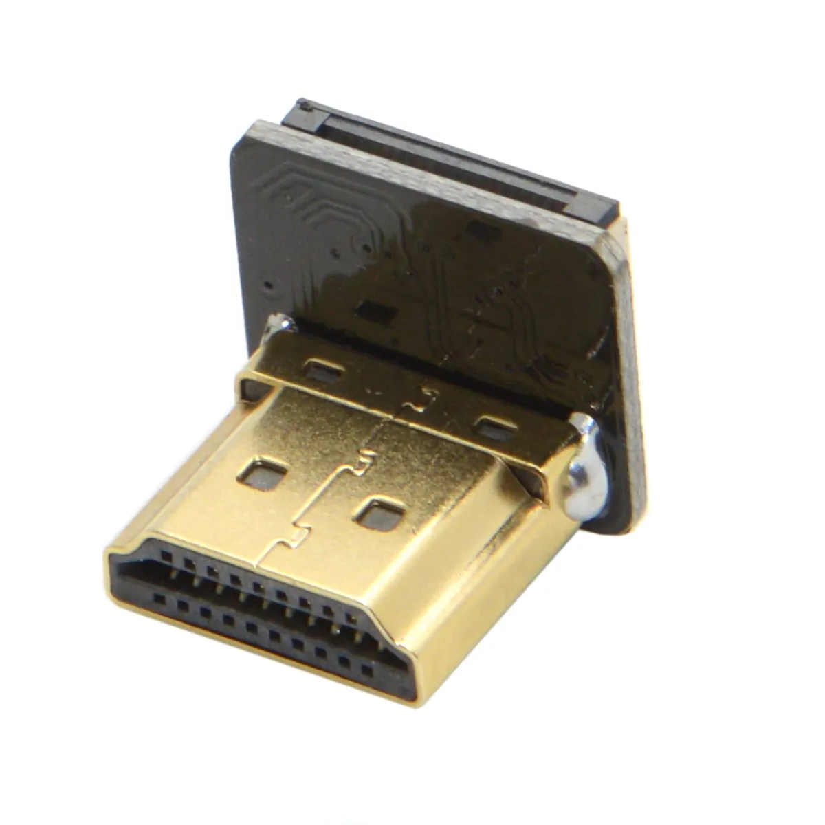 CYFPV 90 градусов вниз Угловой HDMI совместимый тип А Штекерный разъем для FPV HDTV