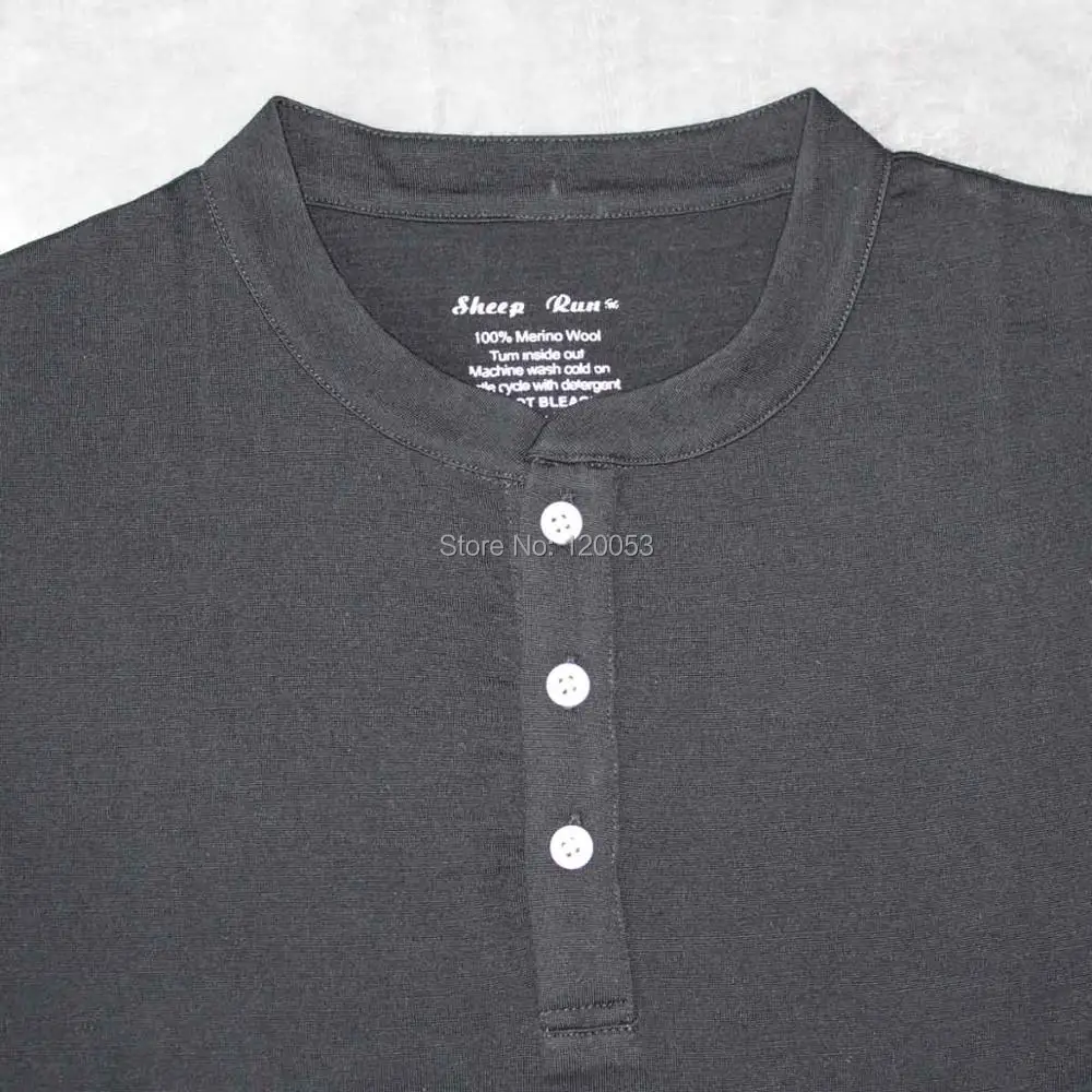 100% австралийская мериносовая шерсть Мужская футболка с коротким рукавом