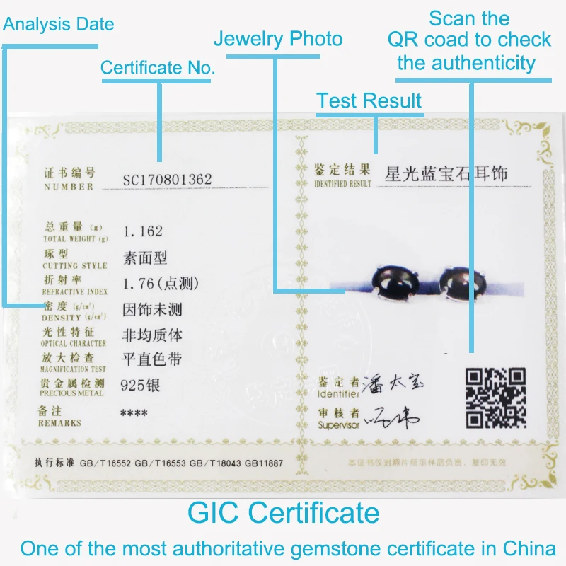 Серьги гвоздики в виде сапфира 5 х7 мм| |