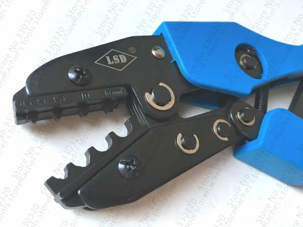 Hand crimping tools for non-insulated terminals cable lug ratchet pliers 0.5-16mm2 AN-0516 | Инструменты