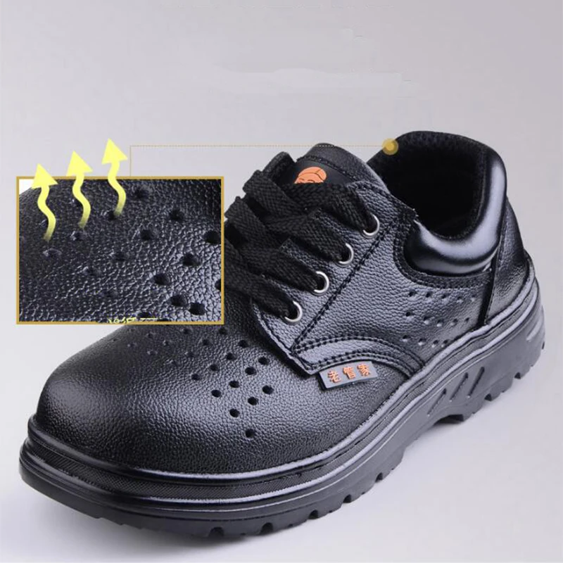 Новая Рабочая защитная обувь со стальным носком нескользящая Нескользящая