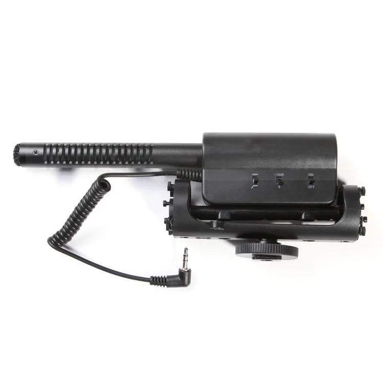 Высококачественный профессиональный внешний микрофон для Canon Nikon SLR DSLR DV Camera Camcorder