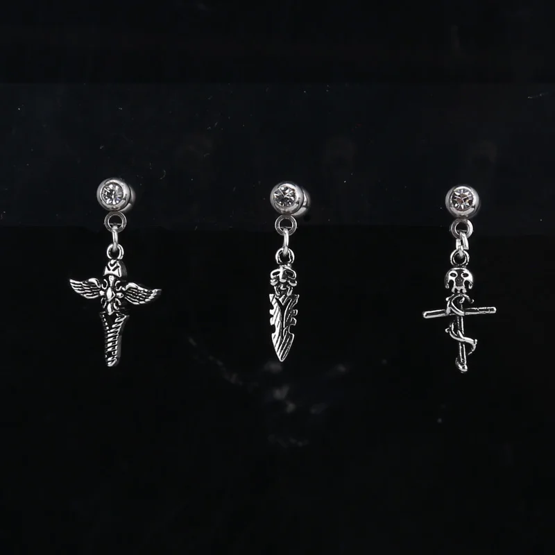 

316 Surgical Steel Ring Earring Tragus Cartliage Piercings Segment Ring Lip Labret Tongue Piercing Body Jewelry