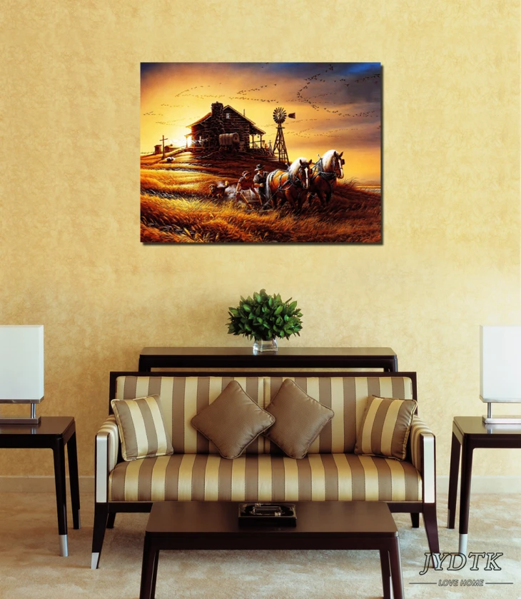 Chinese style Home decoration Package mail Canvas Prints 1 Pieces no frame picture 2 | Дом и сад