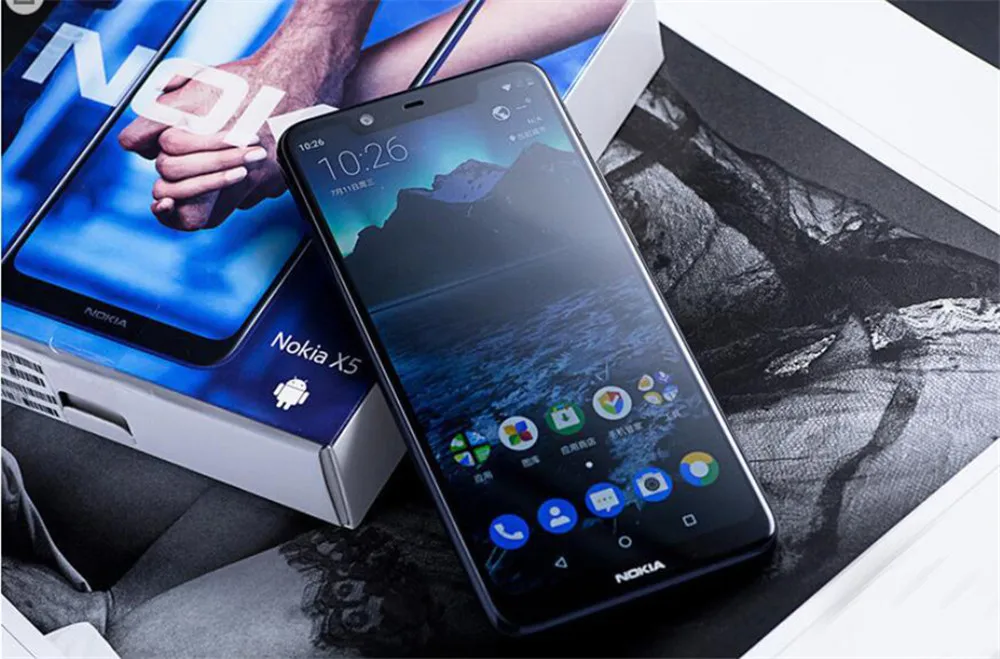 Nokia X5 64 Гб ПЗУ 4 Гб ОЗУ Dual Sim разблокированный Android мобильный телефон LTE gsm 5,86 ''3 камеры Восьмиядерный 3060 мАч отпечаток пальца