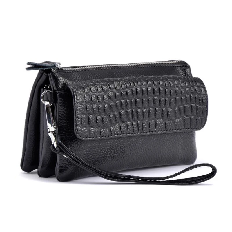 genuine leather clutch women long wallets women money purse large capacity clutch coin purse ladies wallet phone purse cartera free global shipping