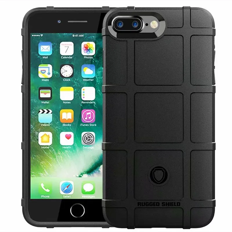 Для iPhone X XS MAX XR тяжелый военный уровень защита Броня противоударный ТПУ ПК чехол