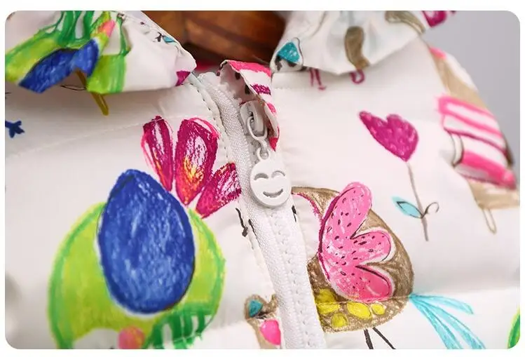 Новинка жилет для маленьких девочек детская зимняя плотная куртка принцессы с