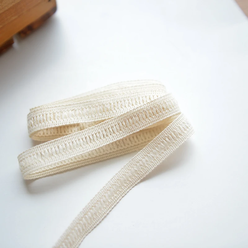 

Hot sale Beige cotton lace Lace accessories 1.2cm wide G599