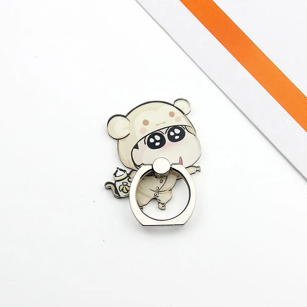 Couple Phone Ring Holder With Cute Dog Cat Funny Baby Cartoon Design Mobile Stand For Iphone X 6 Xiaomi Redmi Note Pro Bracket | Мобильные