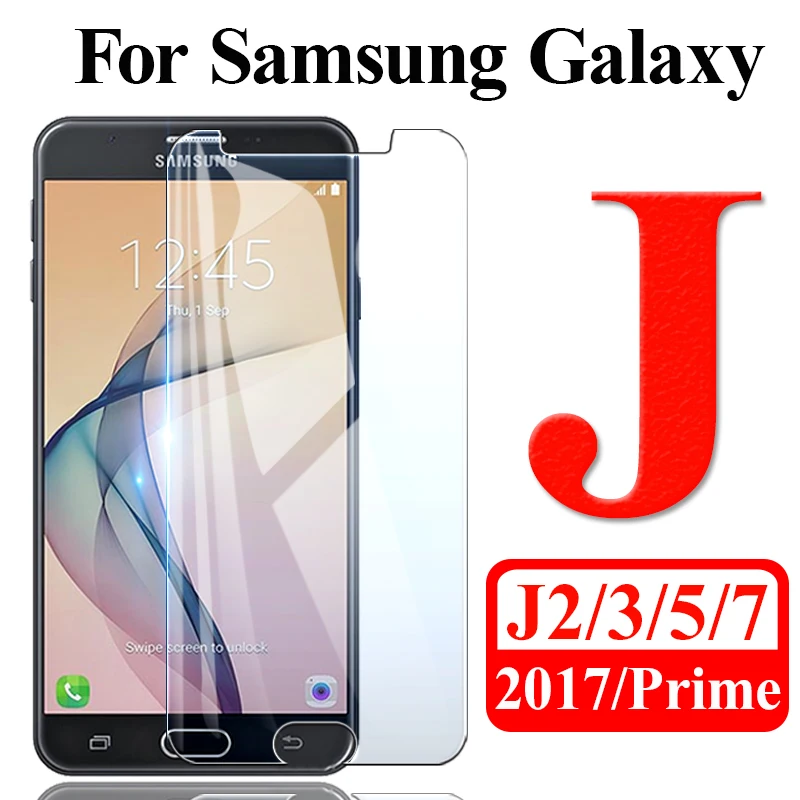 Закаленное стекло для Samsung Galaxy J2 Prime Защитная пленка экрана J3 J5 J7 2017 Броня Samsun Galax J 2