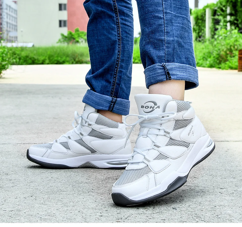 BONA Zapatos de baloncesto para hombres zapatos hombre Ultra verde Boost новые camuflaje Basket Hombre Zapatos zapatillas