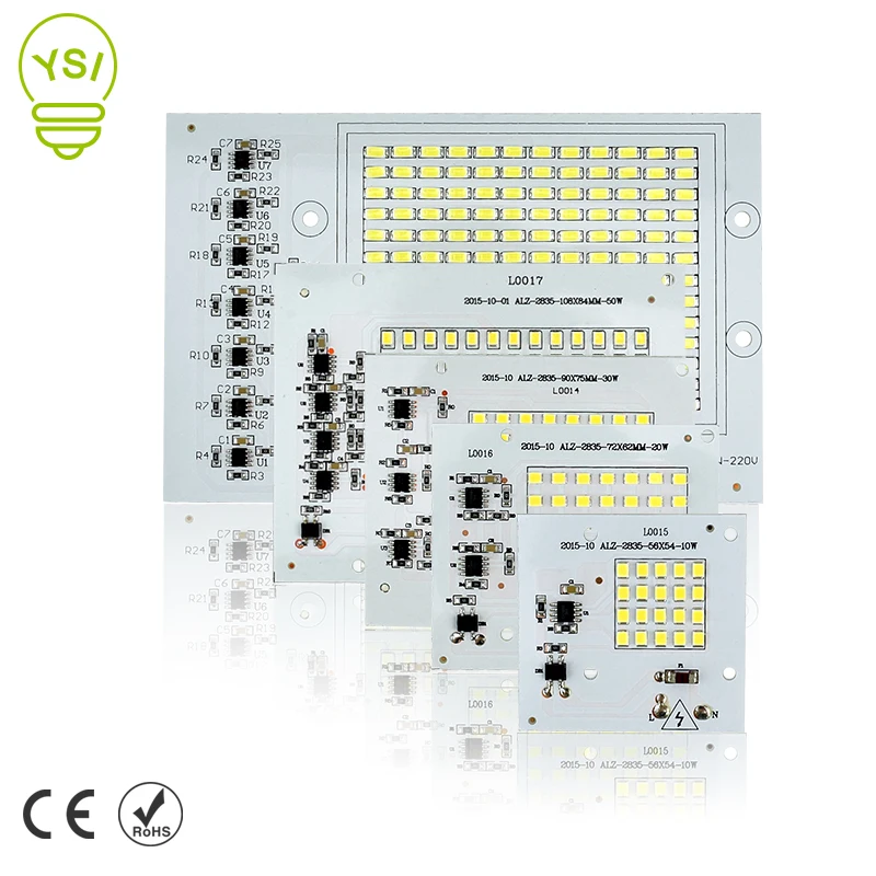 Умный IC светодиодный чип 10 Вт 20 30 50 90 со светодиодной подсветкой SMD 220 в 230 В для DIY