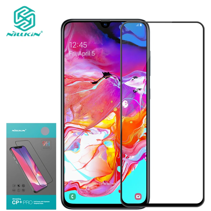 Nillkin стекло для Samsung Galaxy A70 CP + Pro Полное Закаленное Защитная пленка|Защитные стёкла