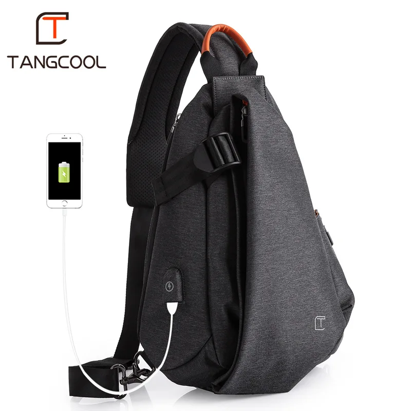 Tangcool брендовые дизайнерские модные мужские сумки-мессенджеры унисекс для отдыха женские сумки через плечо для отдыха нагрудные сумки на плечо для Ipad