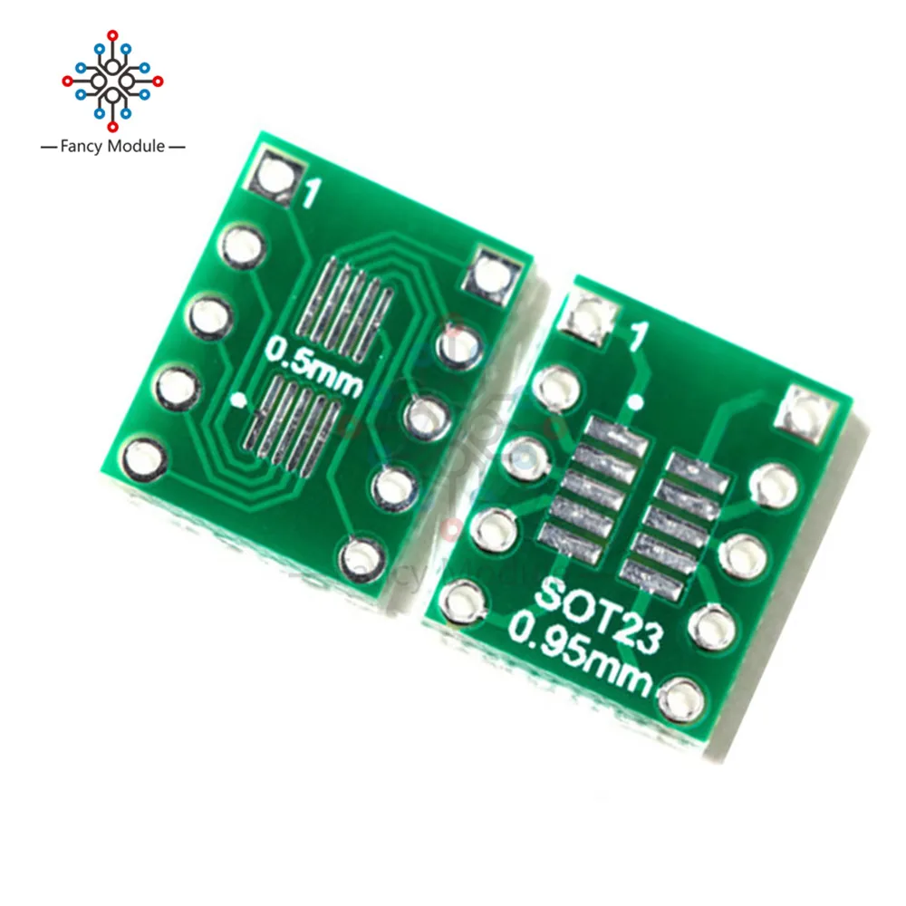 10 шт. IC SOT23 SSOP10 MSOP10 UMAX до 0 5/0 95 мм DIP адаптер PCB преобразователь платы|ic adapter board|ic dipic |