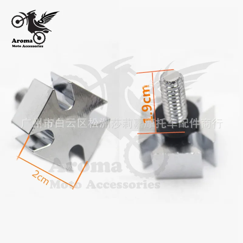 6MM coss decal gold silver black CNC parts moto fixed seat screw cover bolt billet for harley motorcycle cross | Автомобили и