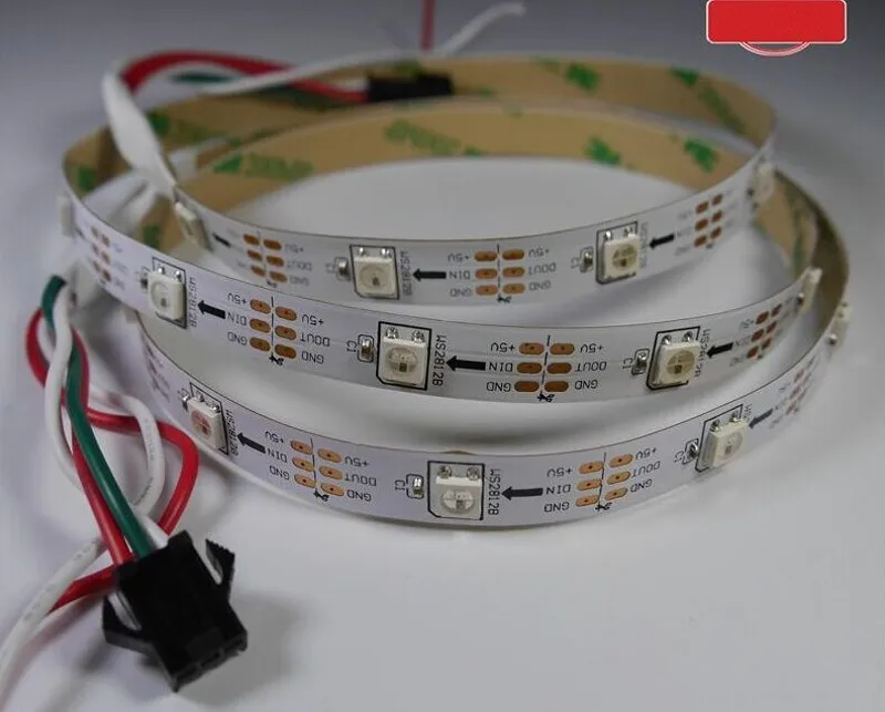 Светодиодная лента WS2812B 30/60/74/96/144 светодиода водонепроницаемая IP65 IP67 5 в пост. Тока
