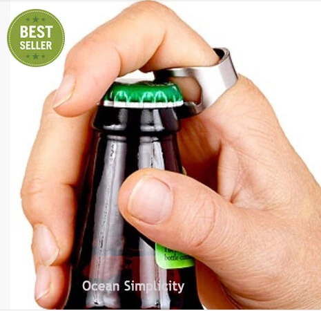 3 шт./лот креативное кольцо из нержавеющей стали открывалка для пивных бутылок