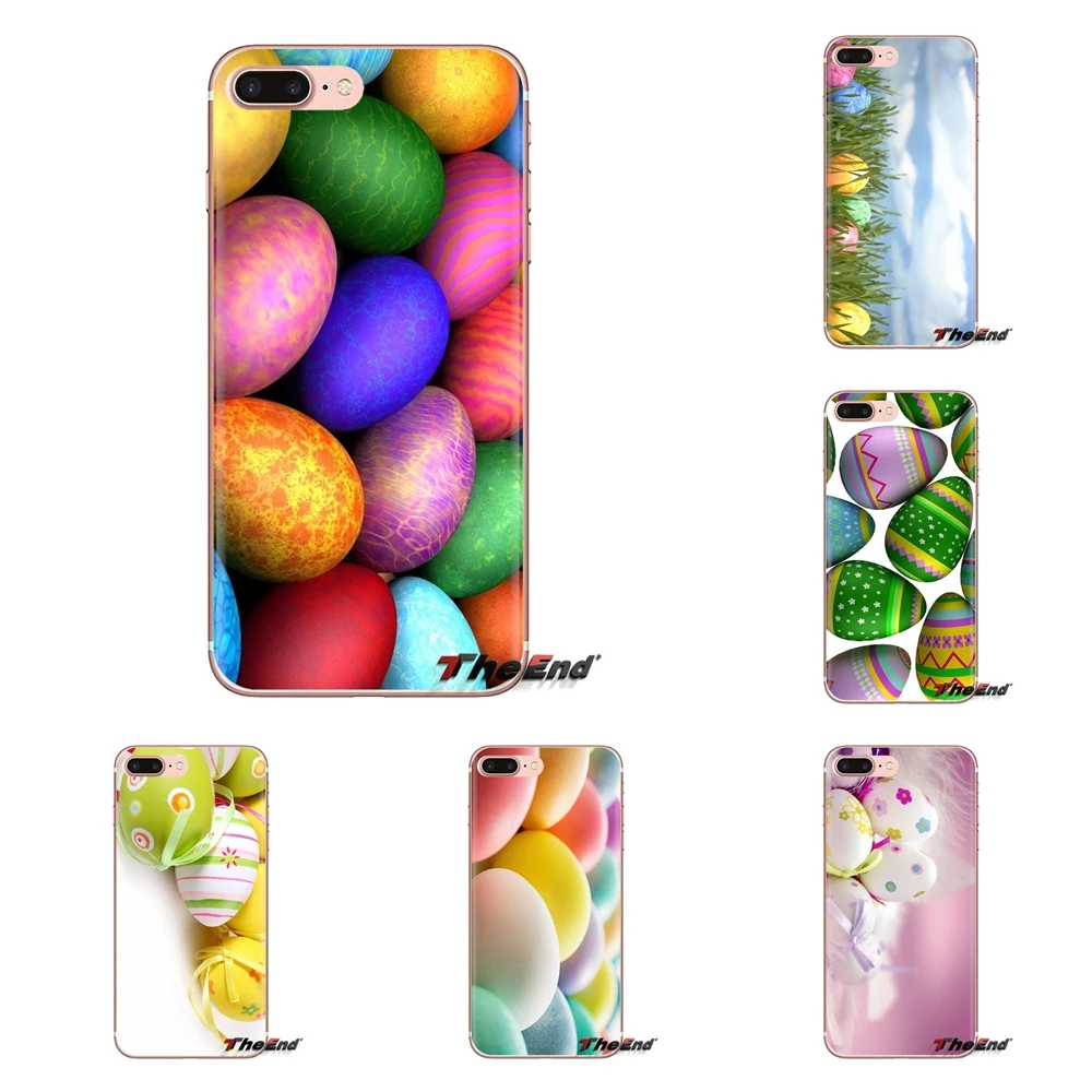 Easter Eggs Rainbow And Colorful Soft Housing Case For LG Spirit Motorola Moto X4 E4 E5 G5 G5S G6 Z Z2 Z3 G2 G3 C Play Plus Mini |