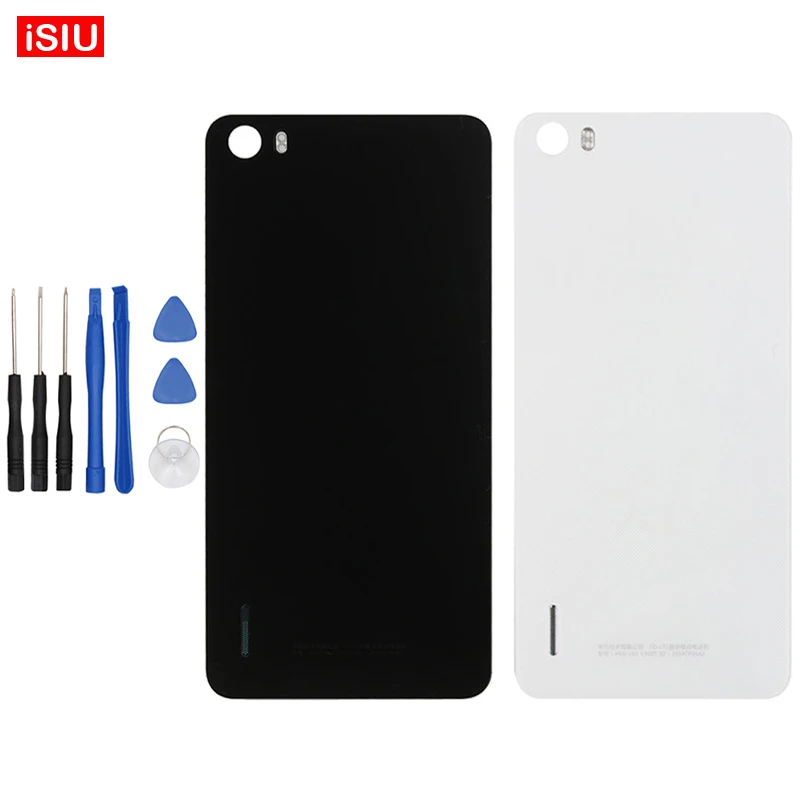 100% новый для Huawei Honor 6/honor6 Корпус задняя крышка Стекло Батарея Дверь чехол +