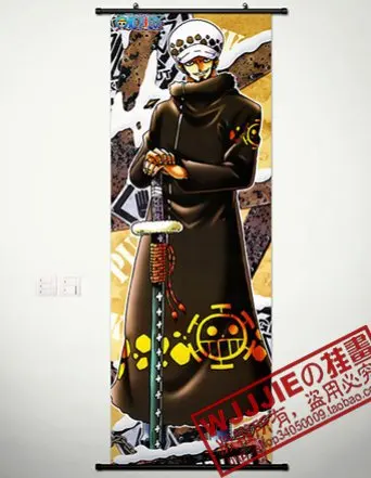 45X125 см домашний декор одна деталь Луффи Зоро Нами мультфильм аниме стены