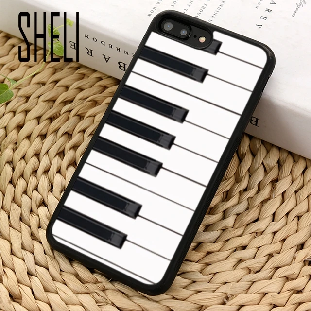 SHELI Ретро чехол для телефона с клавиатурой пианино iPhone 5 6 6s 7 8 plus 11 pro X XR XS max Samsung S6 S7