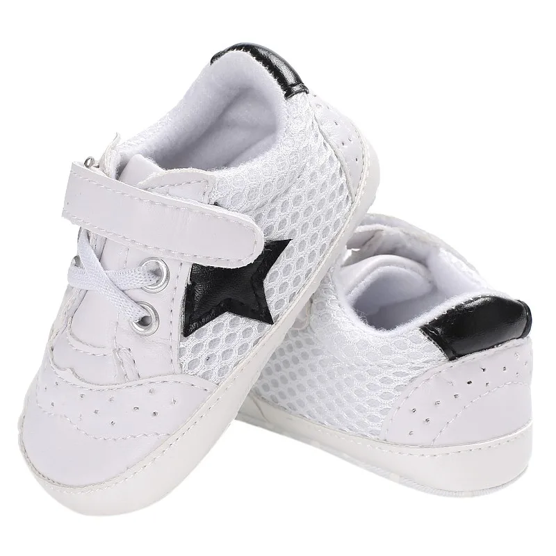 Baby Solid Mesh Grid First Walkers Sneakers Shoes Toddler Classic Anti-slip For 0-18M Newborn Boys Girl |