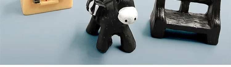 Kawaii фигурка слона корова свинка лягушка утка Ежик черепаха Собака Декор с кошкой мини-сказочный сад статуя животного миниатюрная Смола ремесло