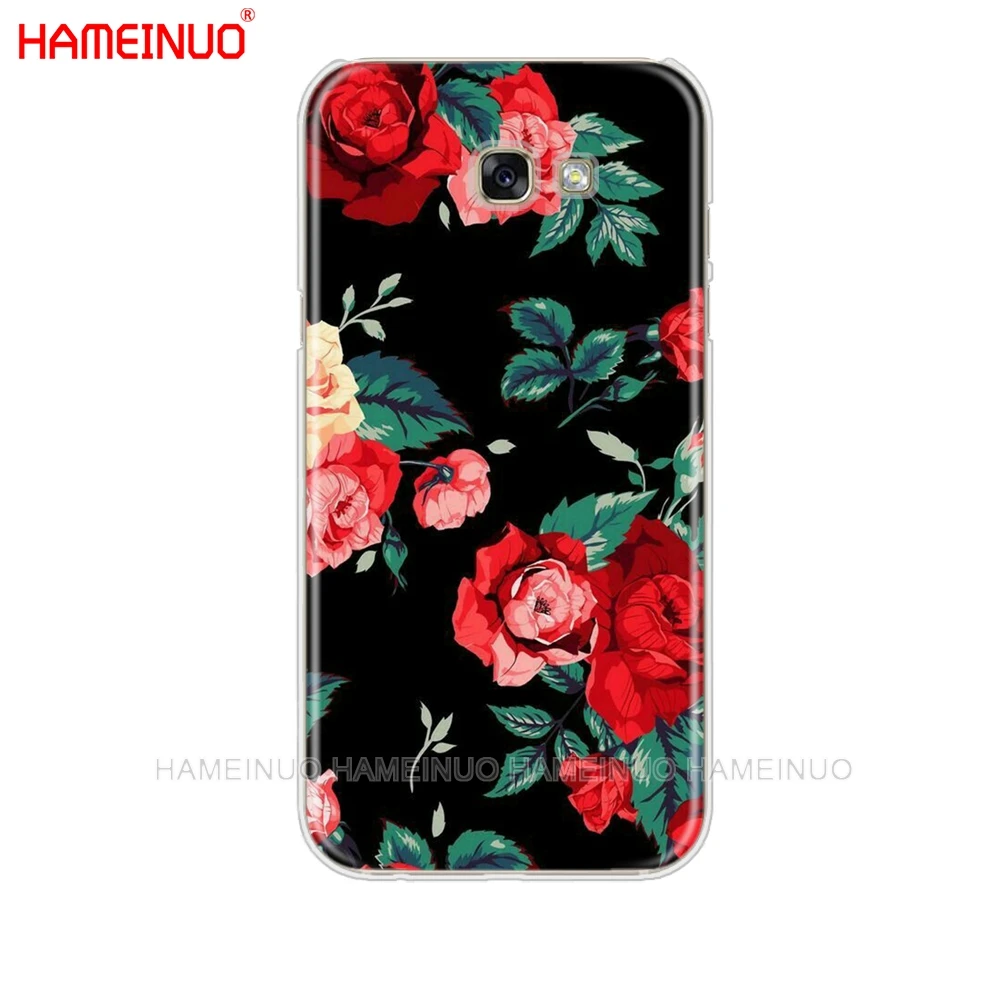 HAMEINUO Flower Pink Peonies cell phone case cover for Samsung Galaxy A3 A310 A5 A510 A7 A8 A9 2016 2017 2018 | Мобильные телефоны